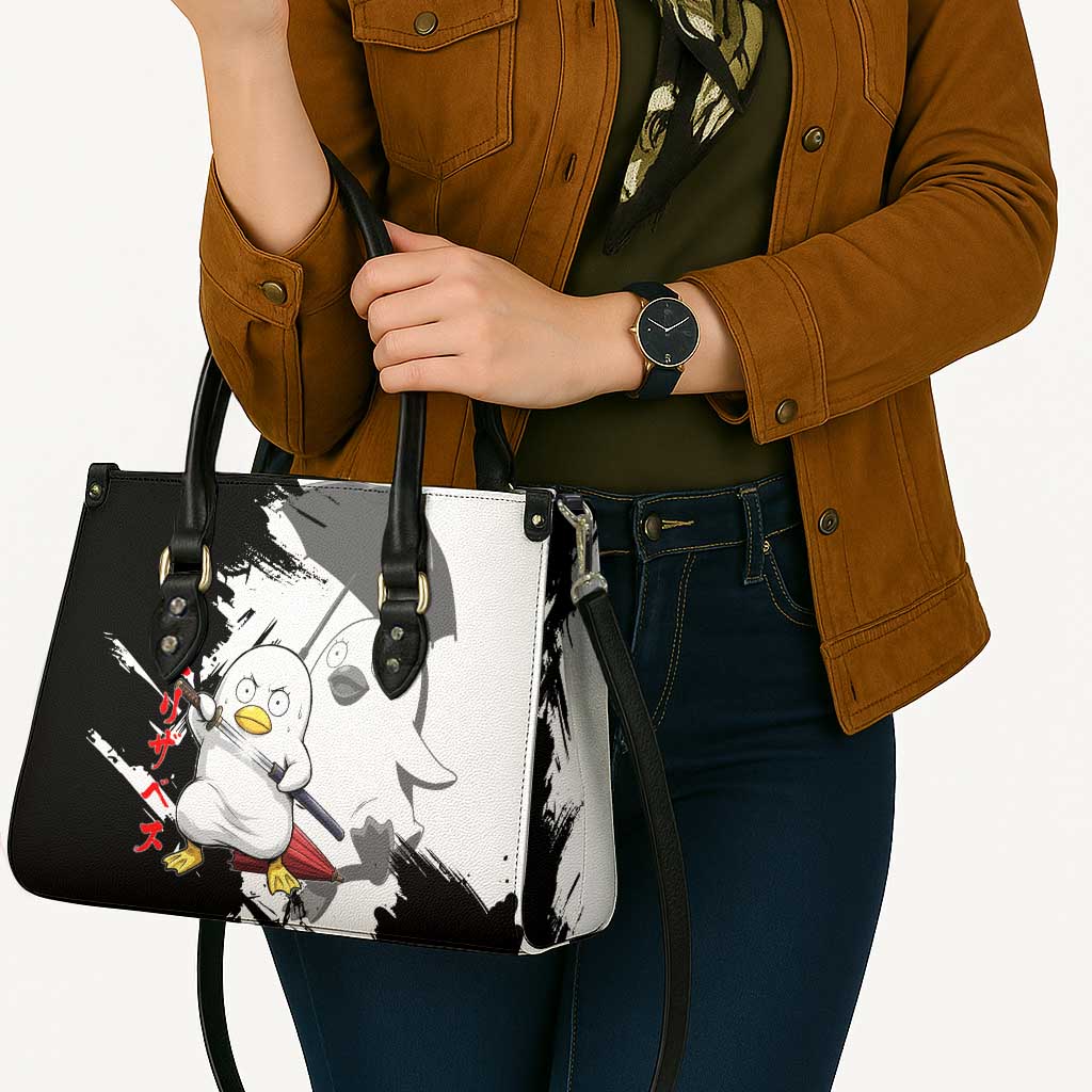 Elizabeth Leather Bag Comic Parody Ink Splash Style