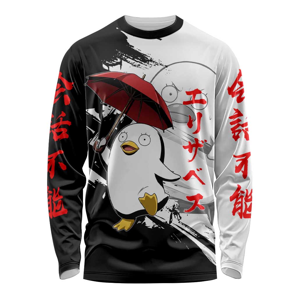 Elizabeth Long Sleeve Shirt Comic Parody Ink Splash Style