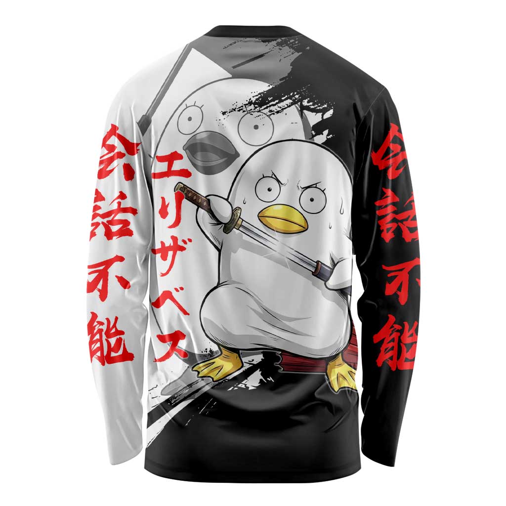 Elizabeth Long Sleeve Shirt Comic Parody Ink Splash Style
