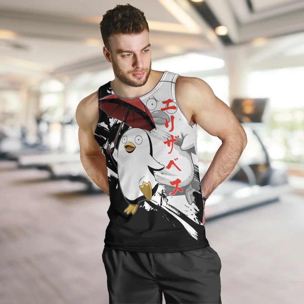 Elizabeth Men Tank Top Comic Parody Ink Splash Style
