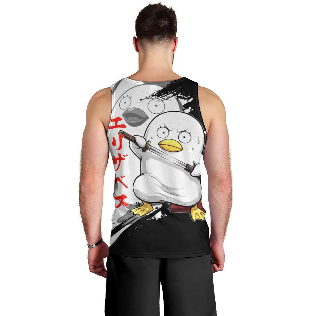 Elizabeth Men Tank Top Comic Parody Ink Splash Style