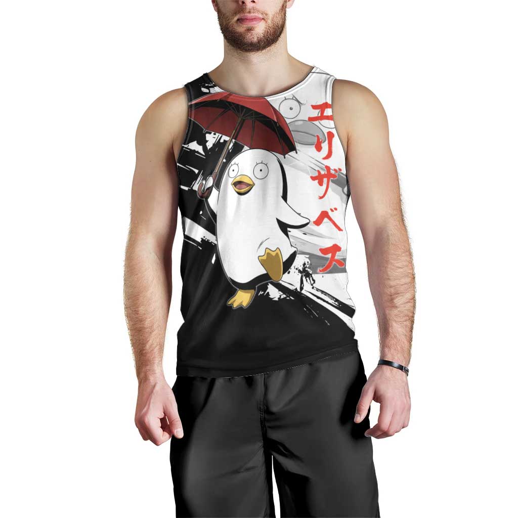 Elizabeth Men Tank Top Comic Parody Ink Splash Style