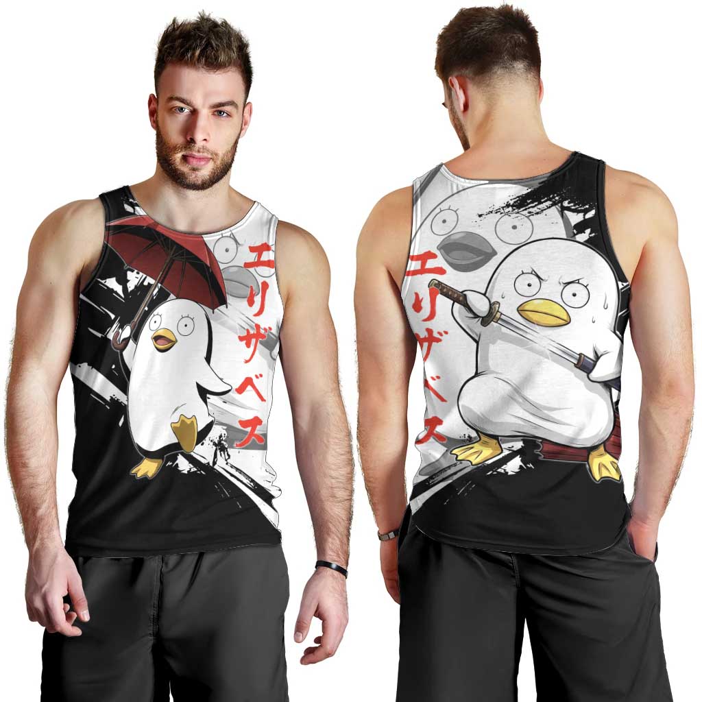 Elizabeth Men Tank Top Comic Parody Ink Splash Style