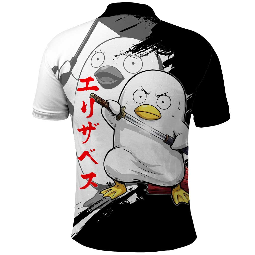 Elizabeth Polo Shirt Comic Parody Ink Splash Style