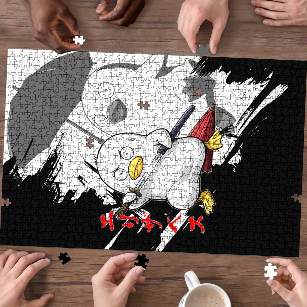 Elizabeth Puzzle Comic Parody Ink Splash Style