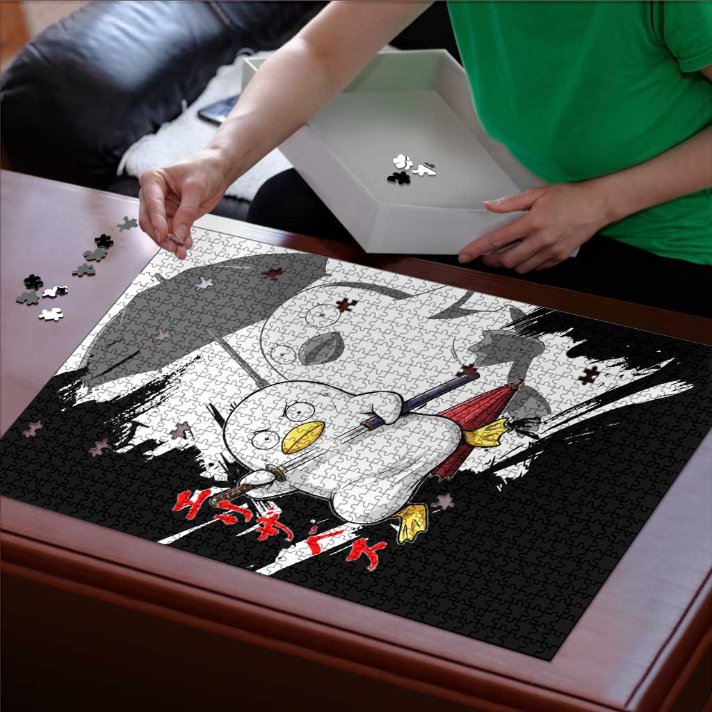 Elizabeth Puzzle Comic Parody Ink Splash Style