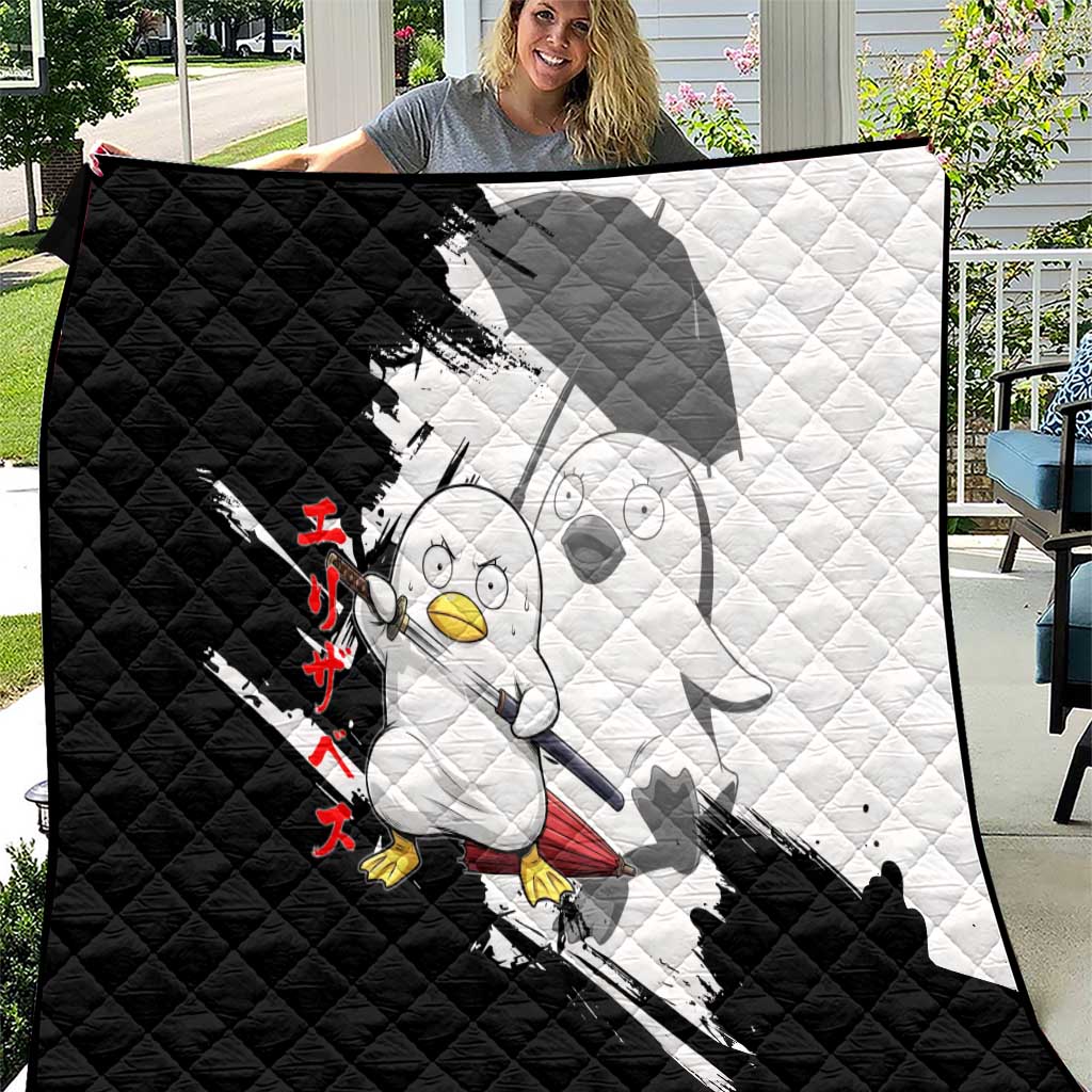 Elizabeth Quilt Comic Parody Ink Splash Style