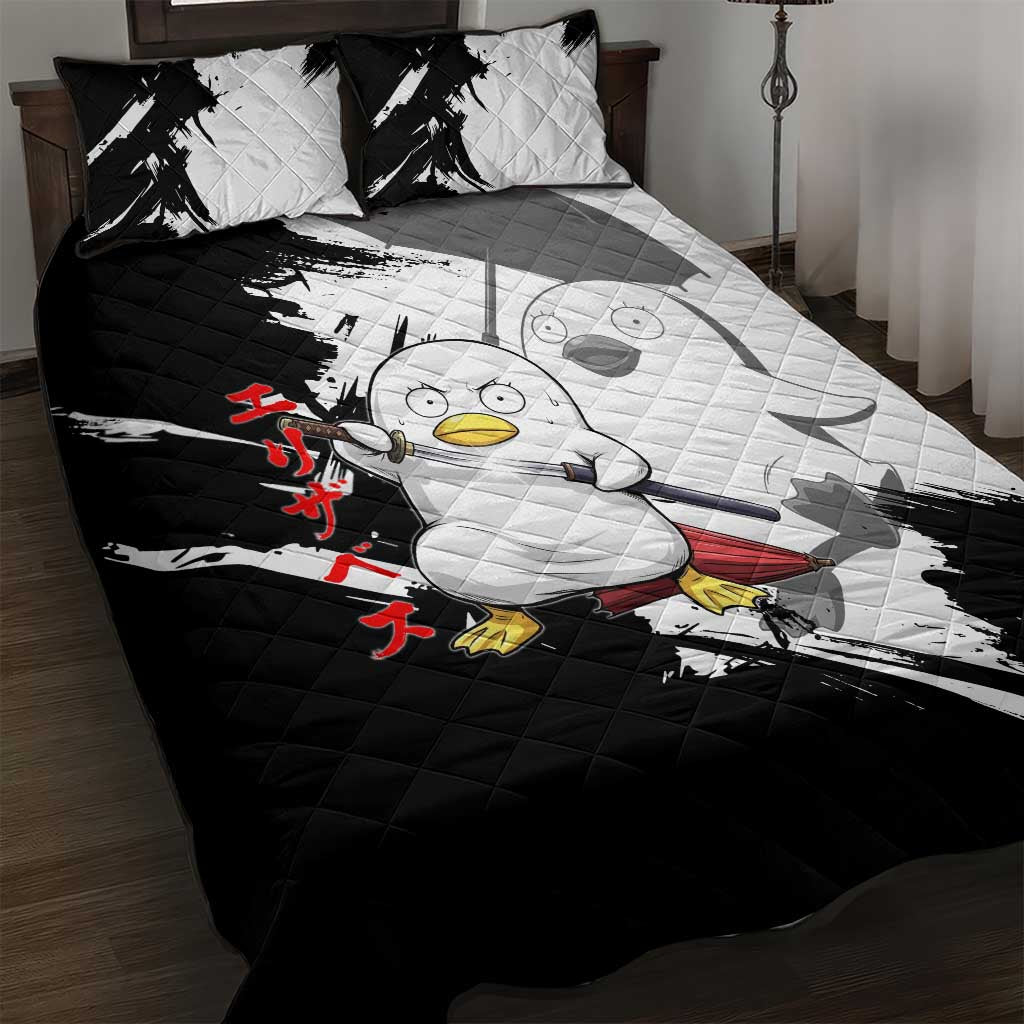 Elizabeth Quilt Bed Set Comic Parody Ink Splash Style