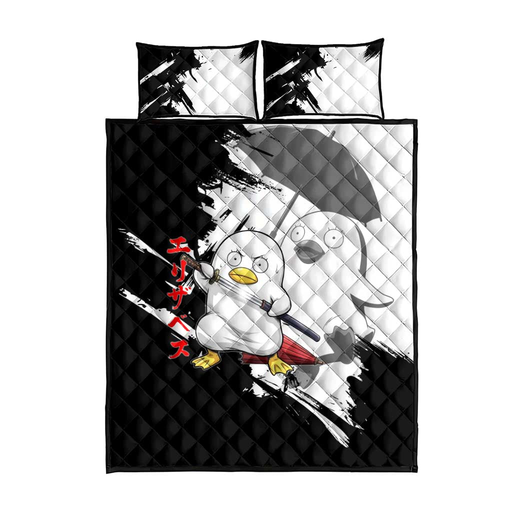 Elizabeth Quilt Bed Set Comic Parody Ink Splash Style