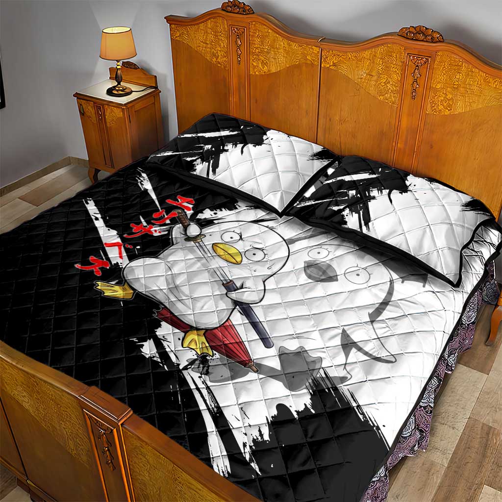Elizabeth Quilt Bed Set Comic Parody Ink Splash Style