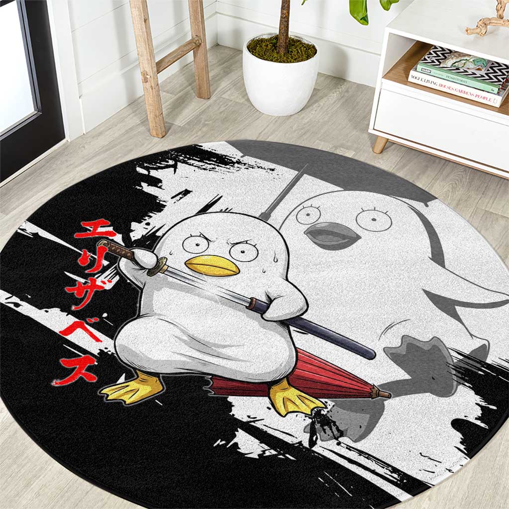 Elizabeth Round Carpet Comic Parody Ink Splash Style
