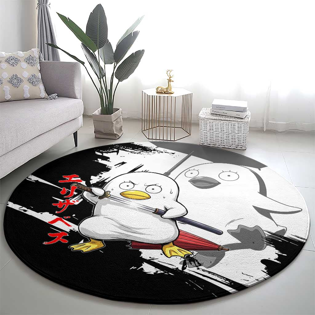 Elizabeth Round Carpet Comic Parody Ink Splash Style