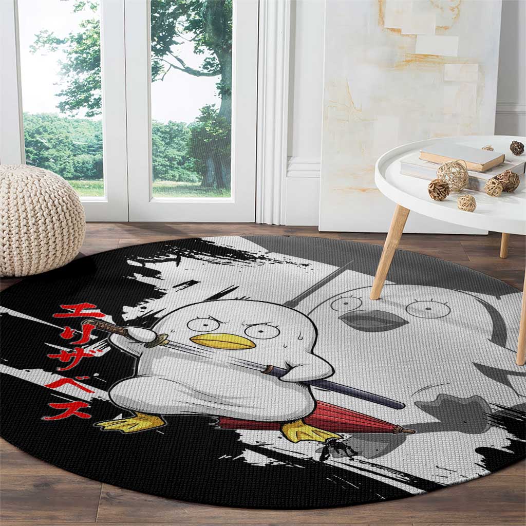 Elizabeth Round Carpet Comic Parody Ink Splash Style
