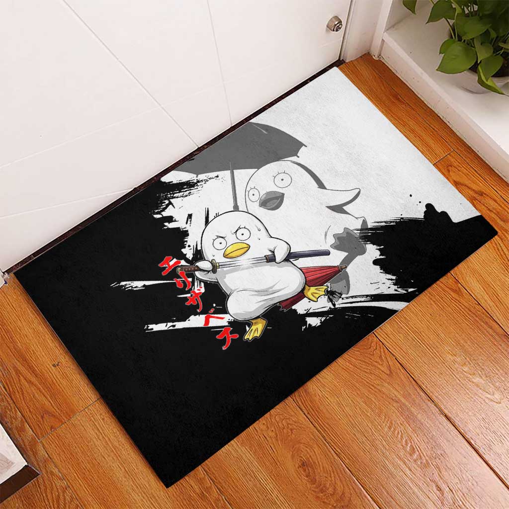 Elizabeth Rubber Doormat Comic Parody Ink Splash Style