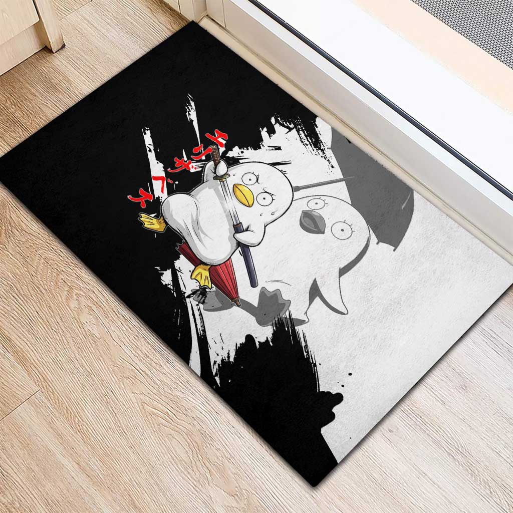 Elizabeth Rubber Doormat Comic Parody Ink Splash Style