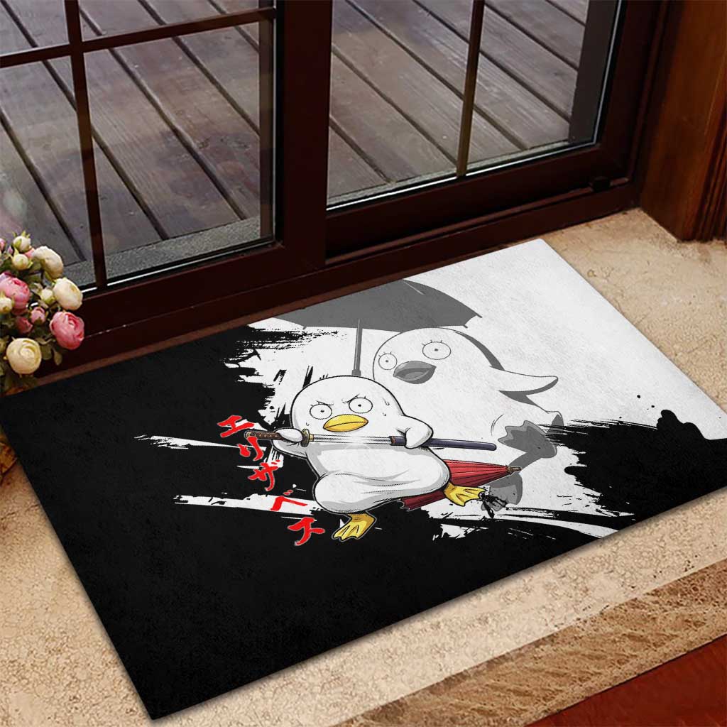 Elizabeth Rubber Doormat Comic Parody Ink Splash Style