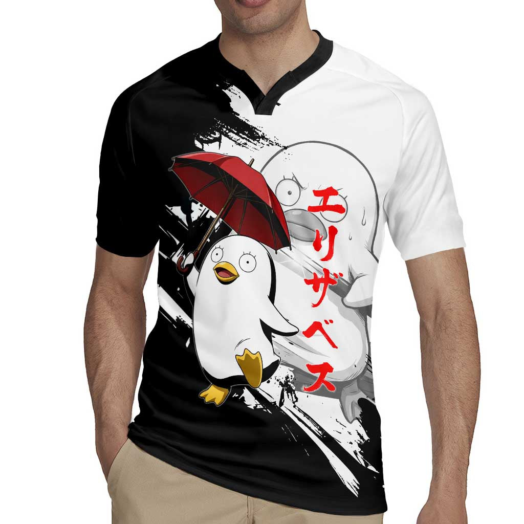 Elizabeth Rugby Jersey Comic Parody Ink Splash Style