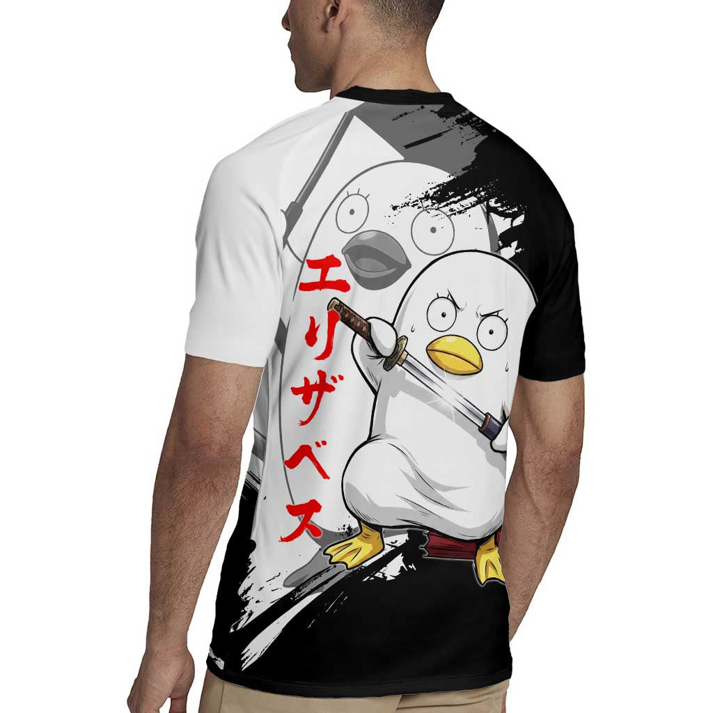 Elizabeth Rugby Jersey Comic Parody Ink Splash Style