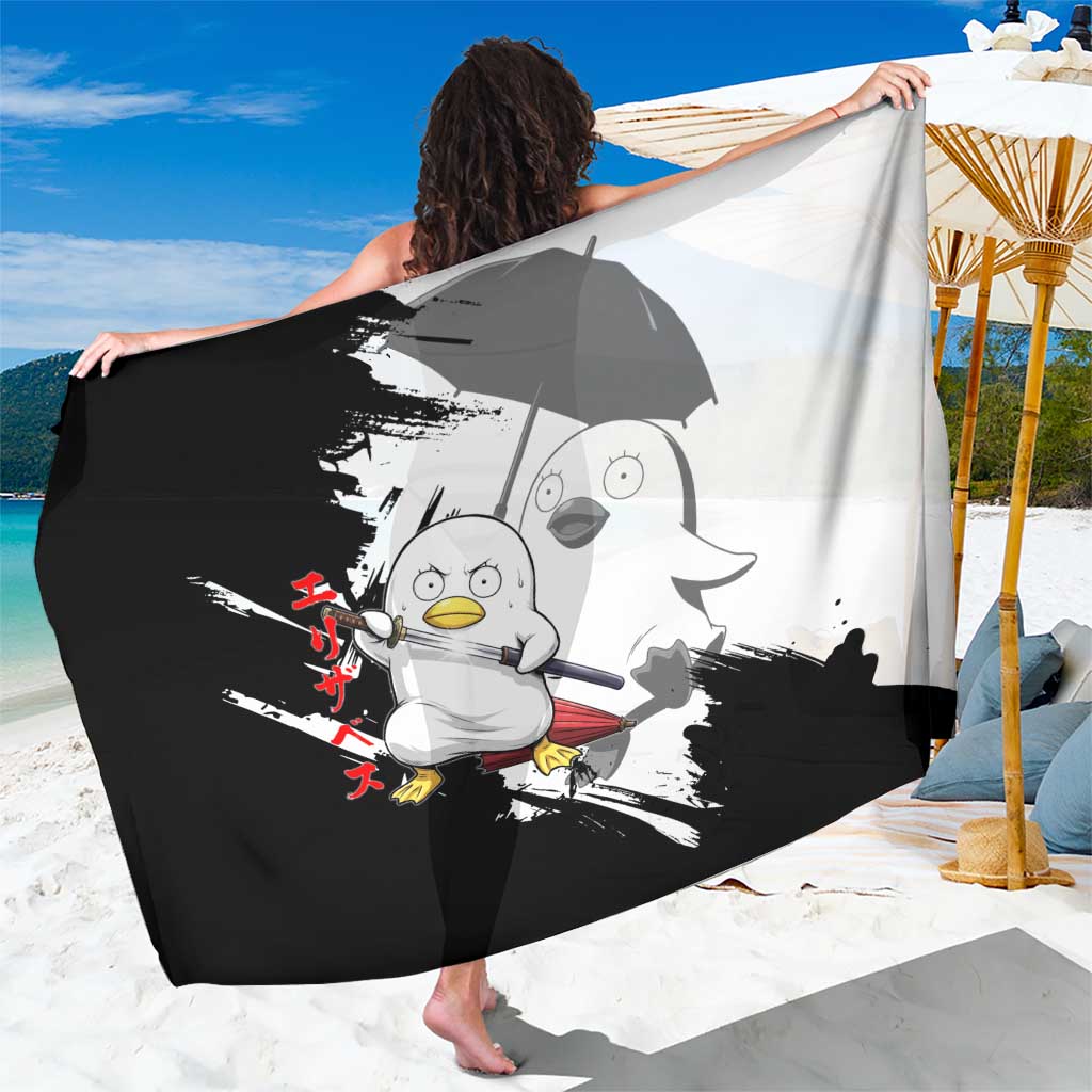 Elizabeth Sarong Comic Parody Ink Splash Style