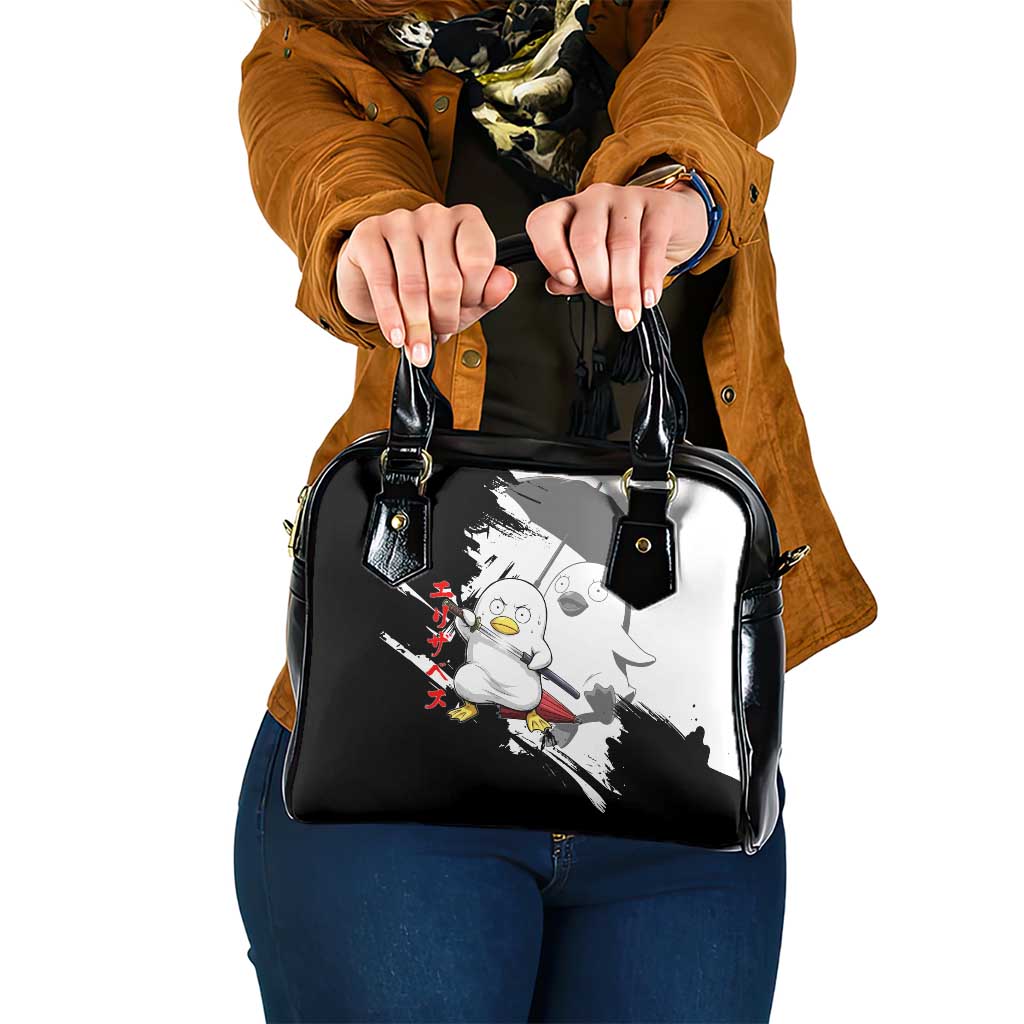 Elizabeth Shoulder Handbag Comic Parody Ink Splash Style