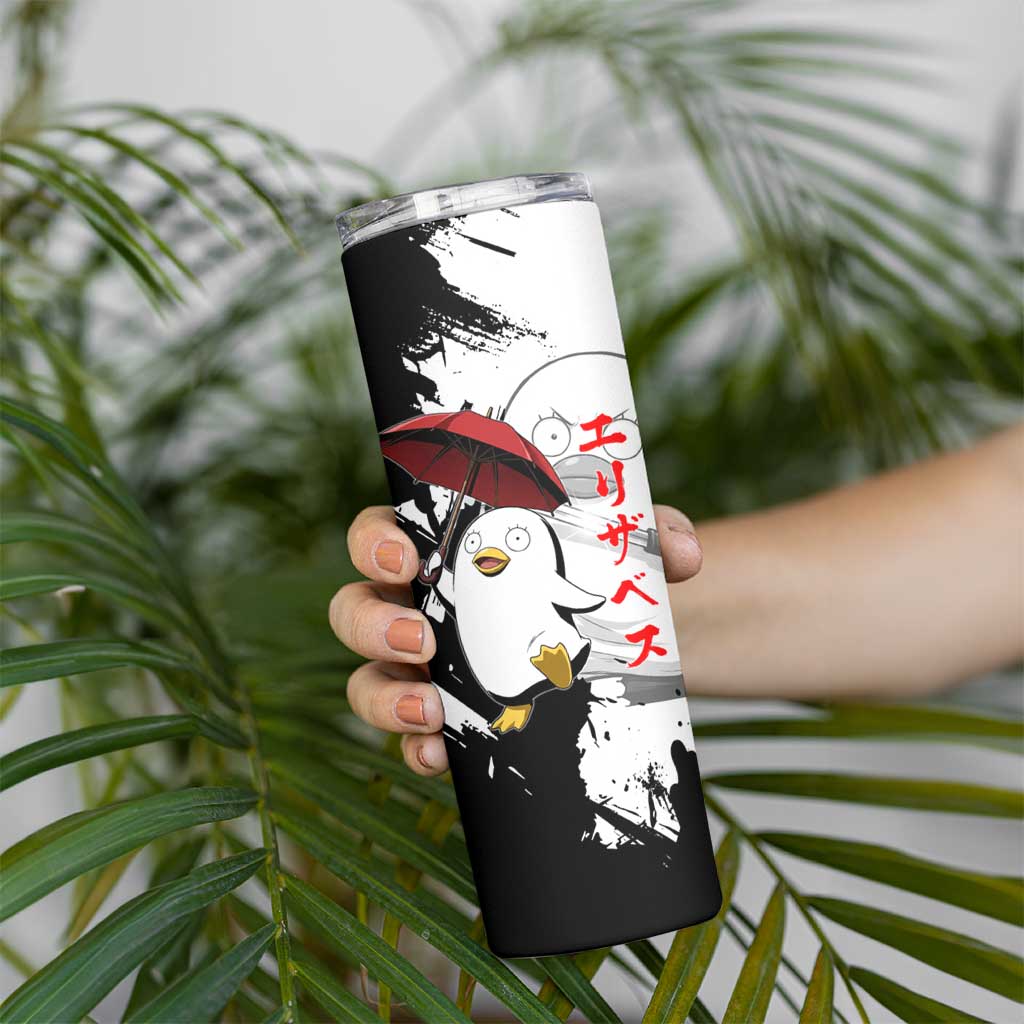 Elizabeth Skinny Tumbler Comic Parody Ink Splash Style
