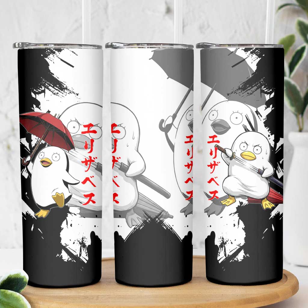 Elizabeth Skinny Tumbler Comic Parody Ink Splash Style