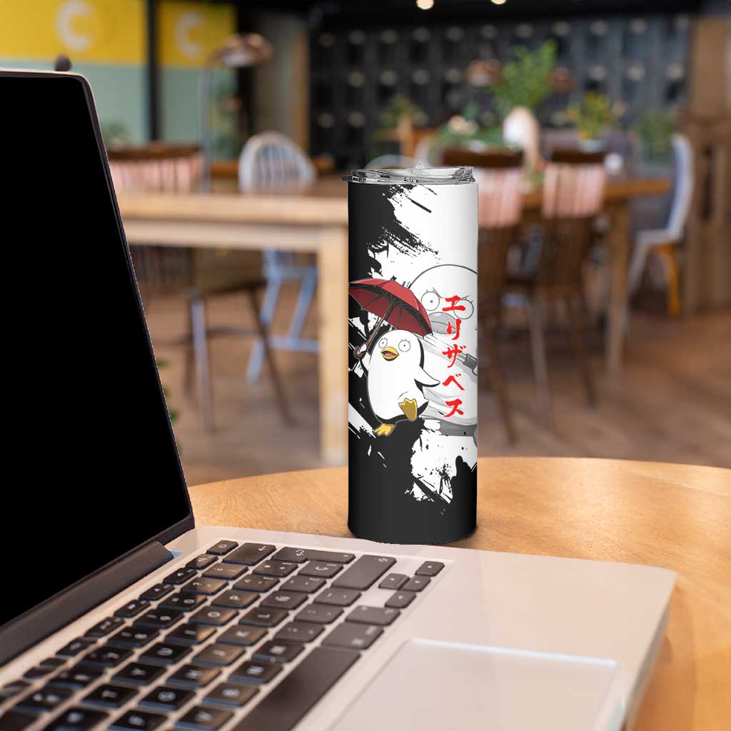 Elizabeth Skinny Tumbler Comic Parody Ink Splash Style