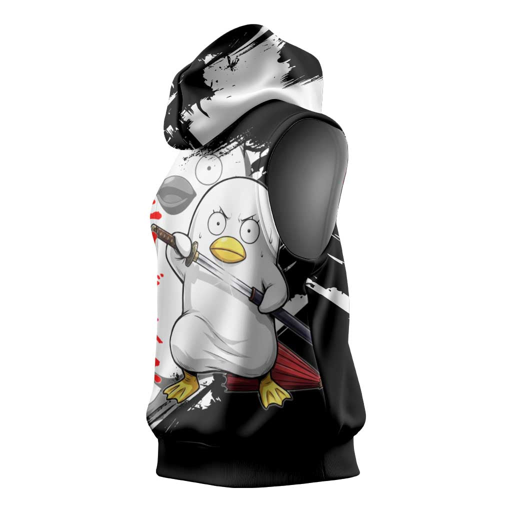 Elizabeth Sleeveless Hoodie Comic Parody Ink Splash Style