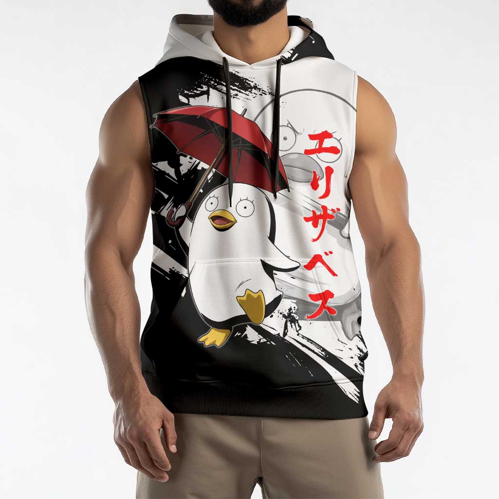 Elizabeth Sleeveless Hoodie Comic Parody Ink Splash Style