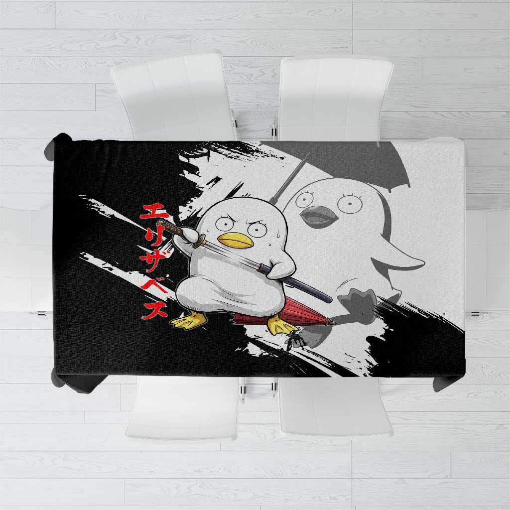 Elizabeth Tablecloth Comic Parody Ink Splash Style