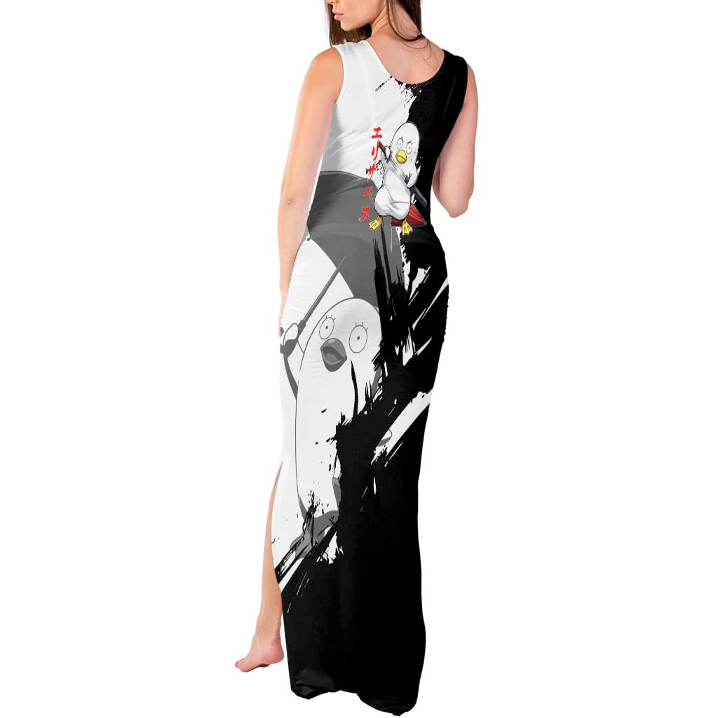 Elizabeth Tank Maxi Dress Comic Parody Ink Splash Style