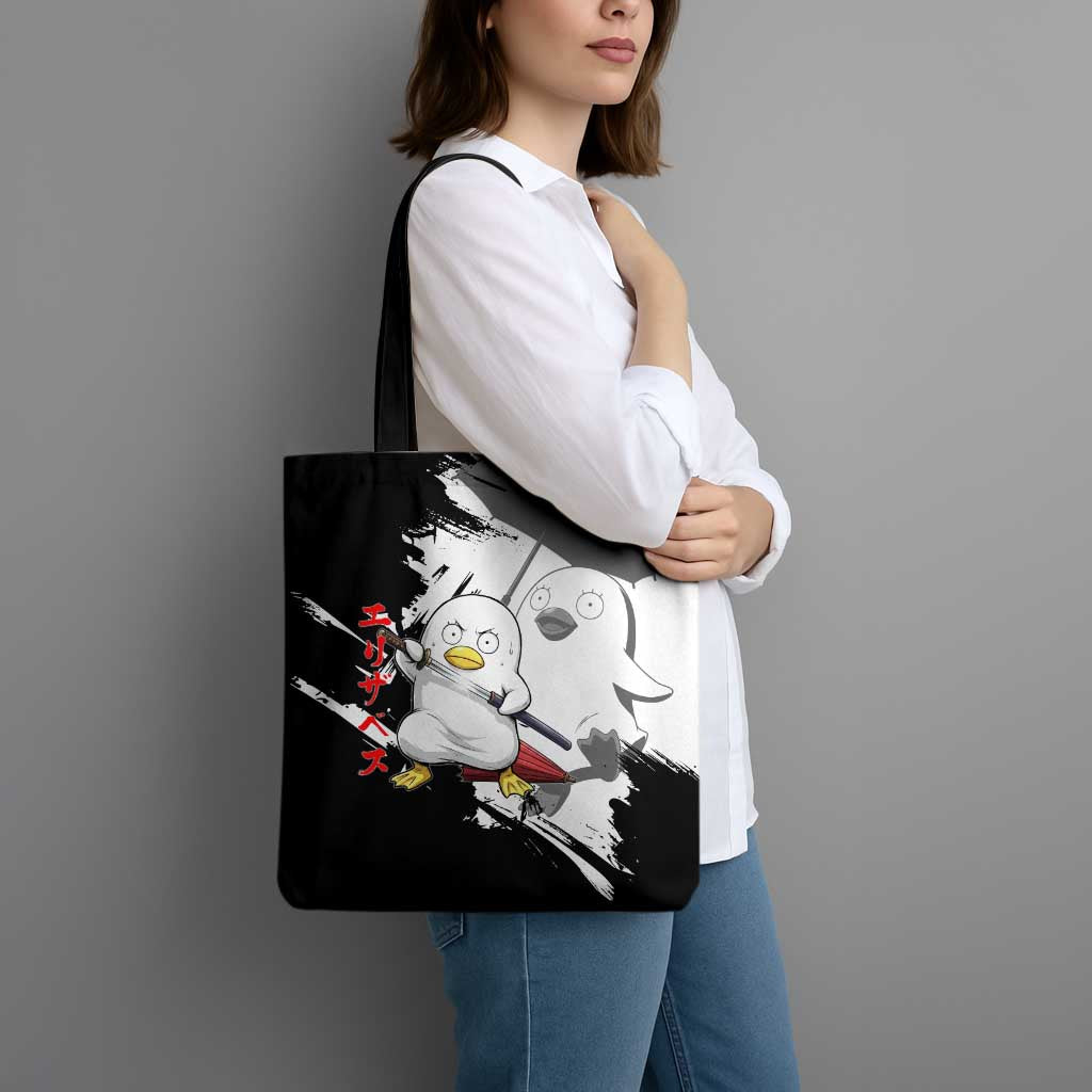 Elizabeth Tote Bag Comic Parody Ink Splash Style