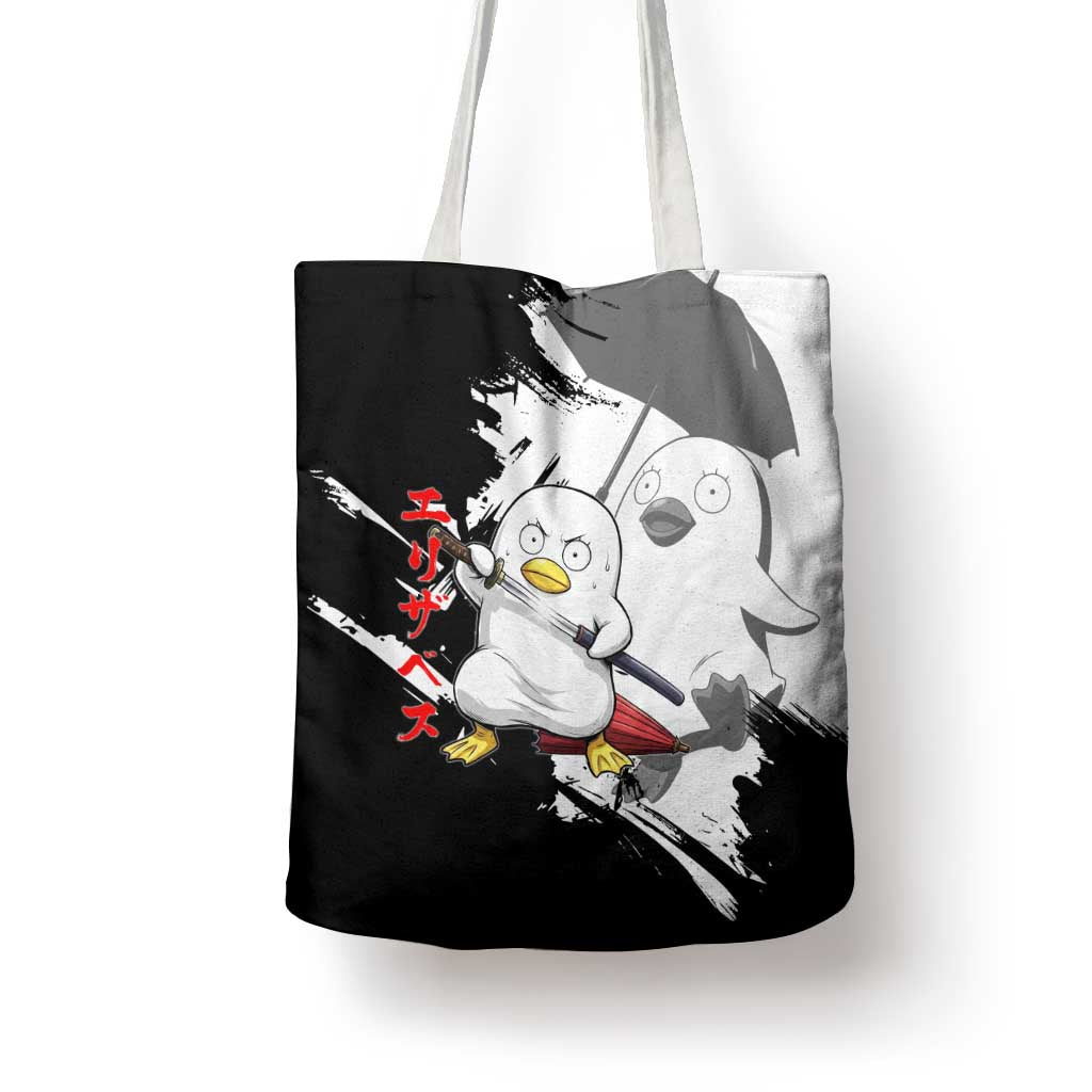 Elizabeth Tote Bag Comic Parody Ink Splash Style