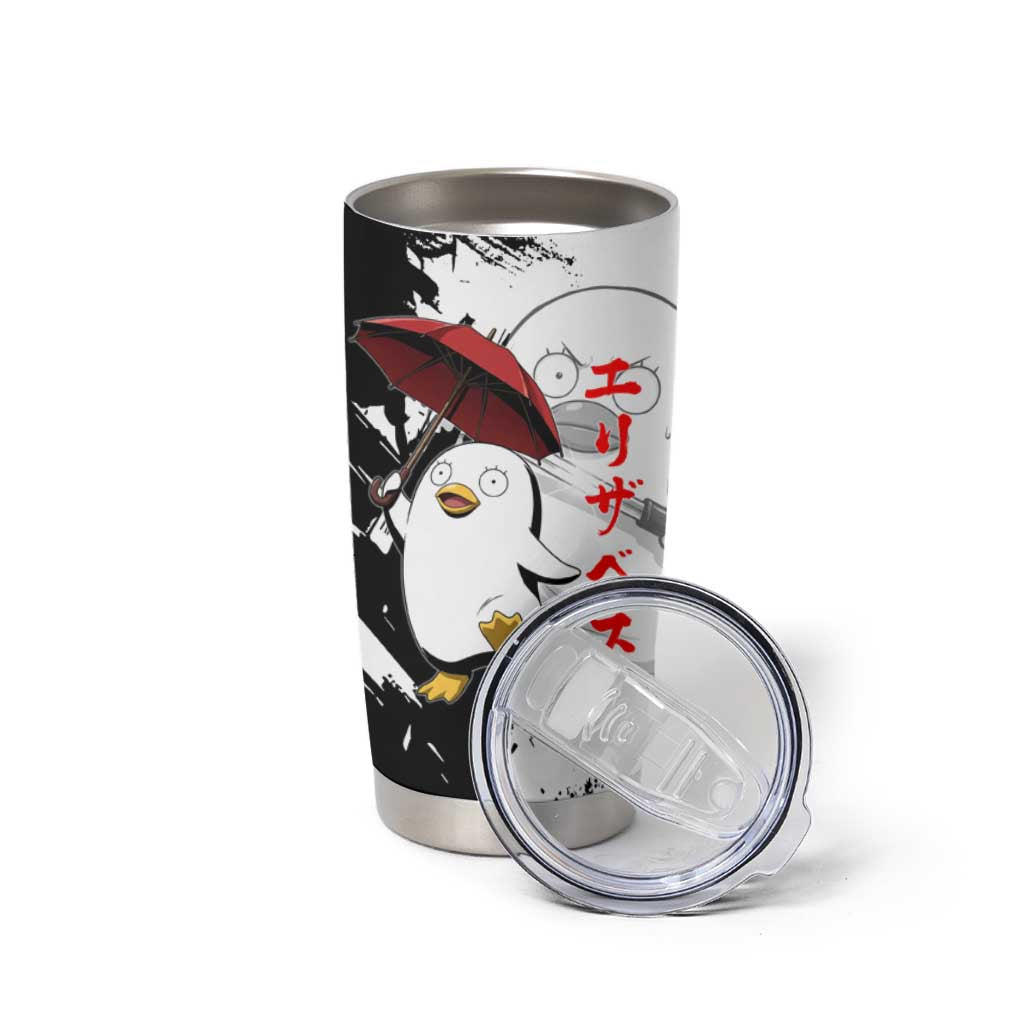 Elizabeth Tumbler Cup Comic Parody Ink Splash Style