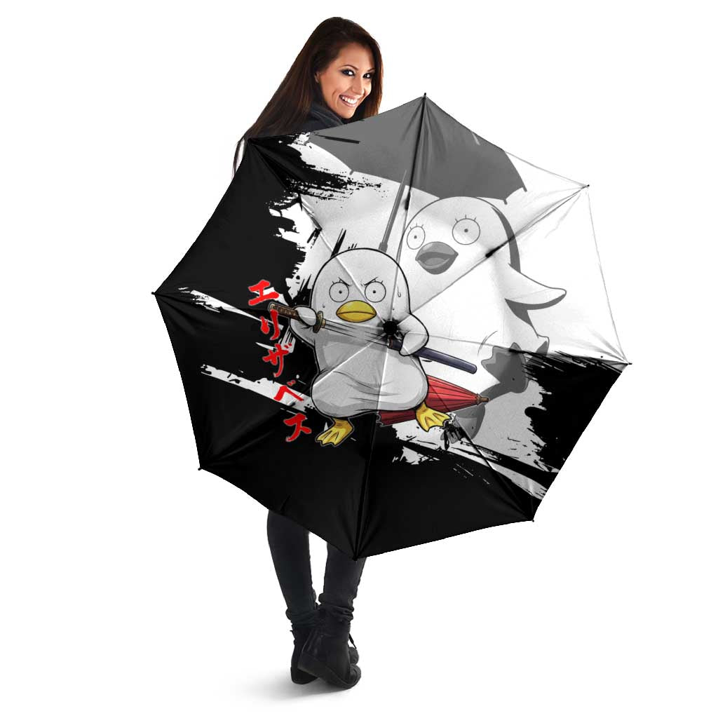 Elizabeth Umbrella Comic Parody Ink Splash Style