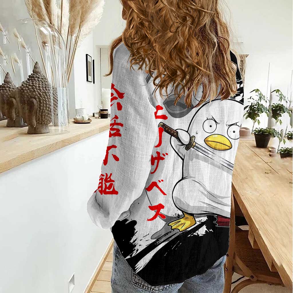 Elizabeth Women Casual Shirt Comic Parody Ink Splash Style