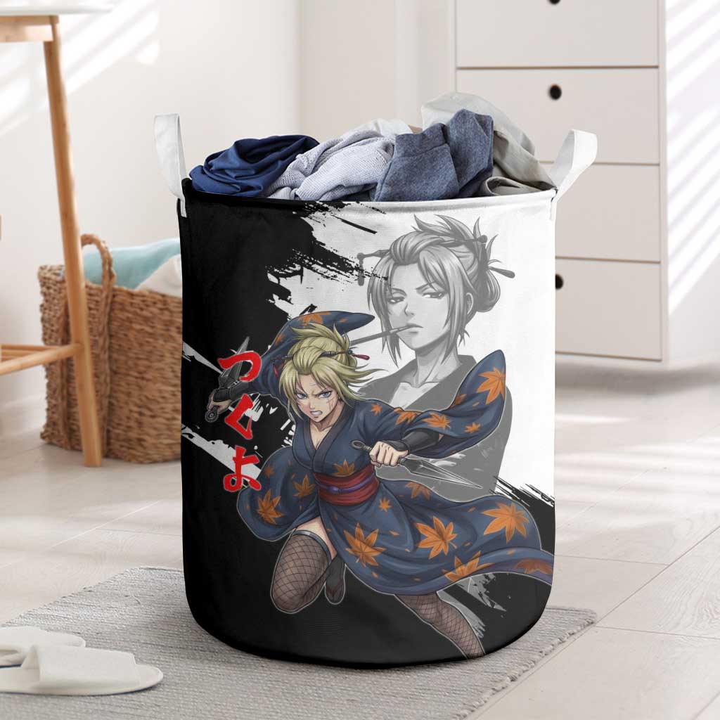 Tsukuyo Laundry Basket Edo Shinobi Ink Brush Style