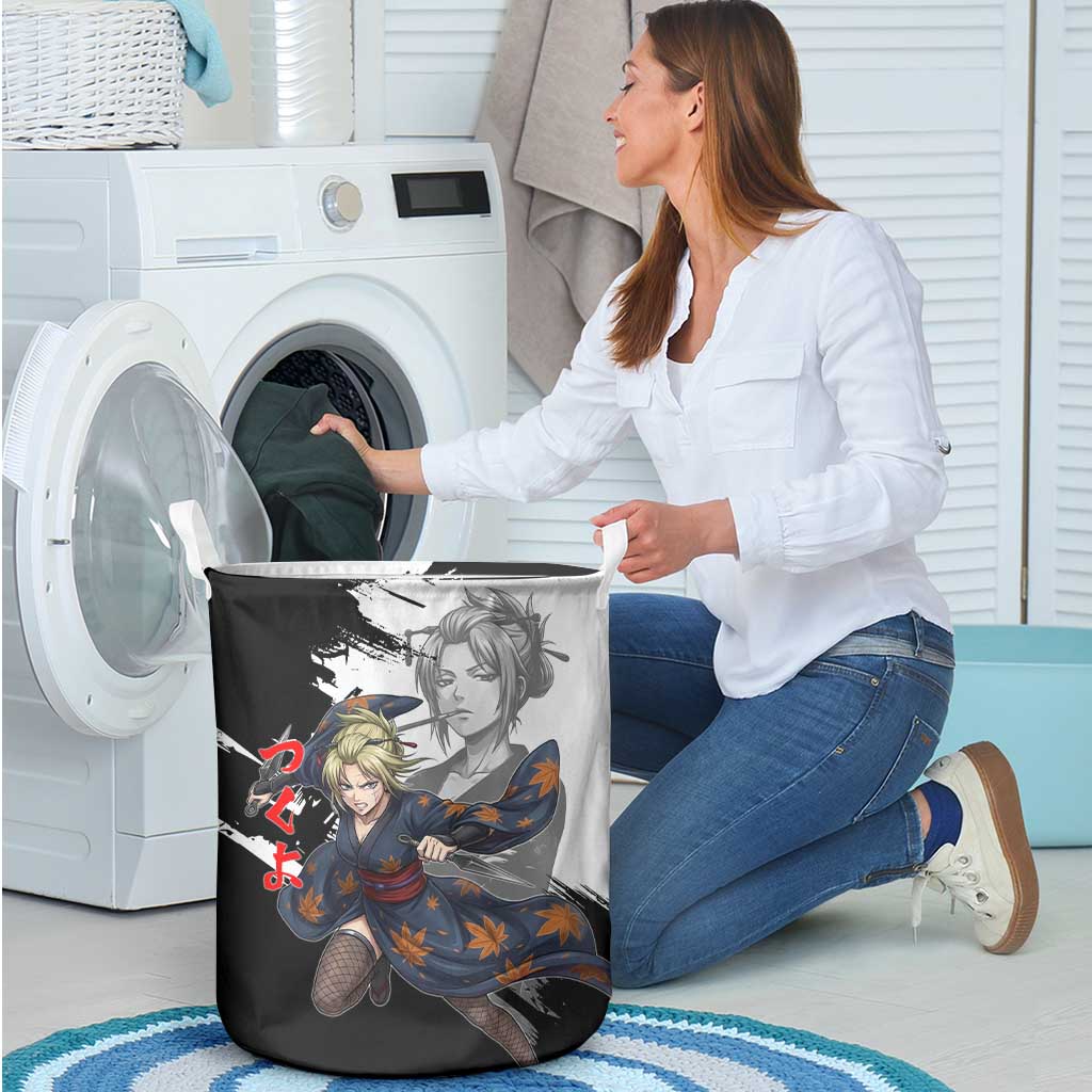 Tsukuyo Laundry Basket Edo Shinobi Ink Brush Style