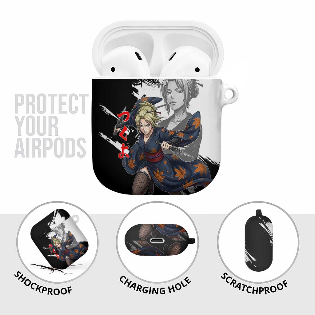 Tsukuyo AirPods Case Edo Shinobi Ink Brush Style