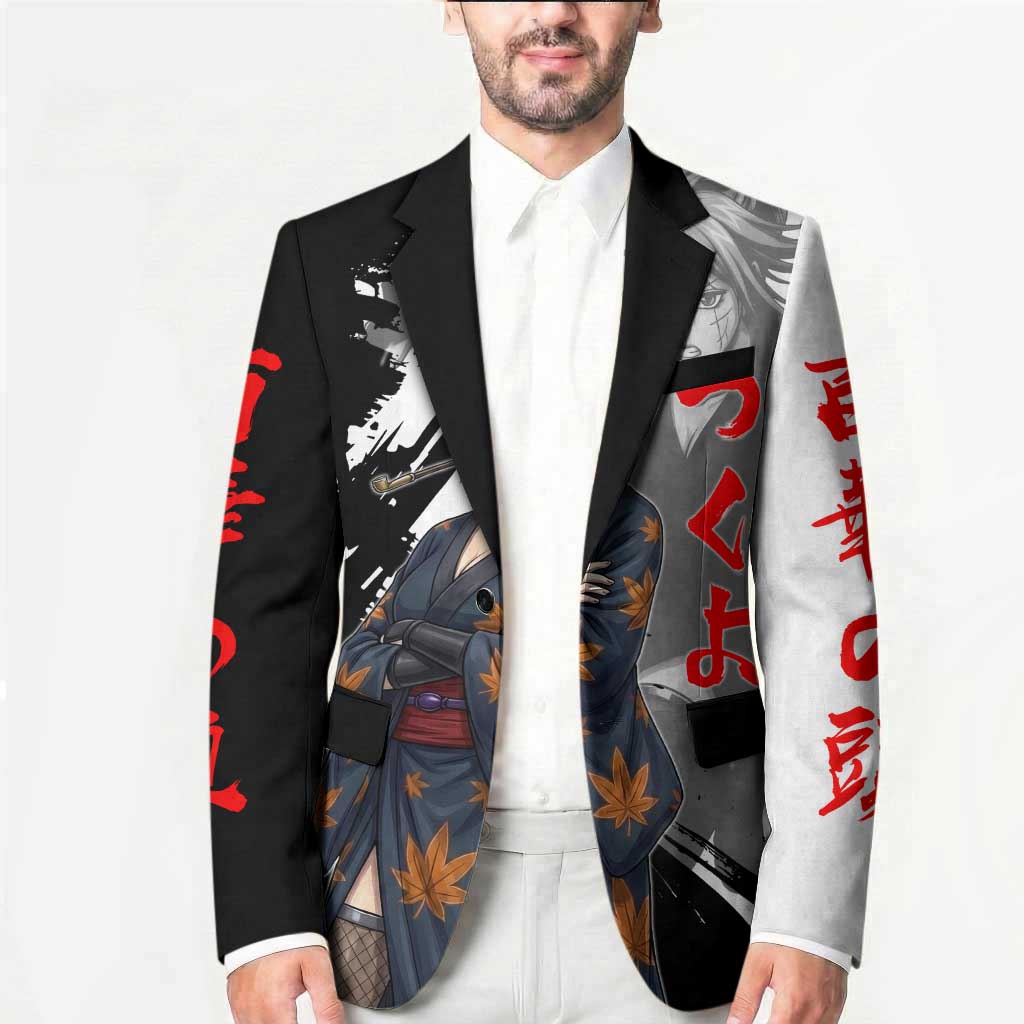 Tsukuyo Blazer Edo Shinobi Ink Brush Style