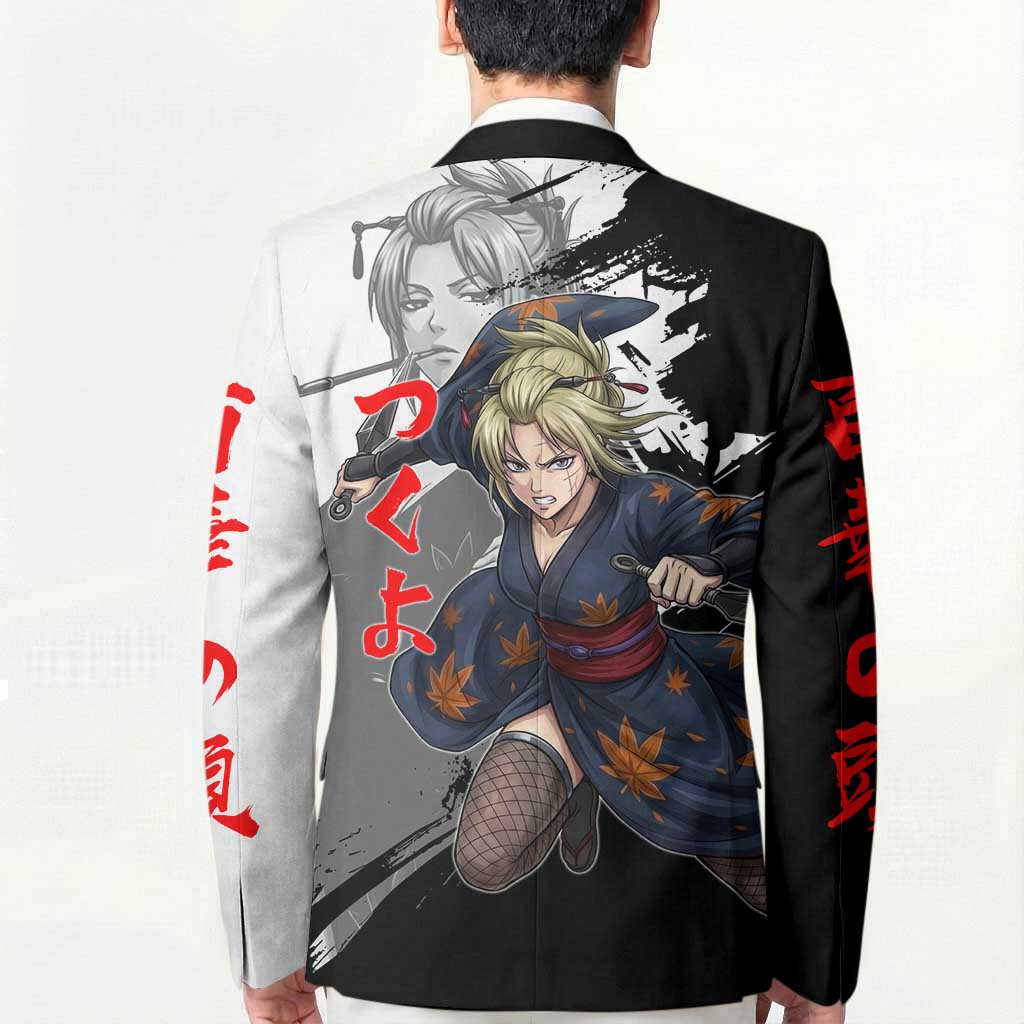 Tsukuyo Blazer Edo Shinobi Ink Brush Style