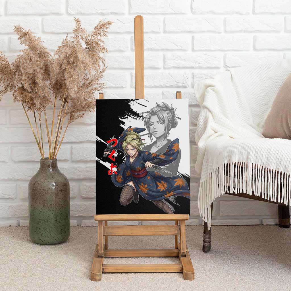 Tsukuyo Canvas Wall Art Edo Shinobi Ink Brush Style