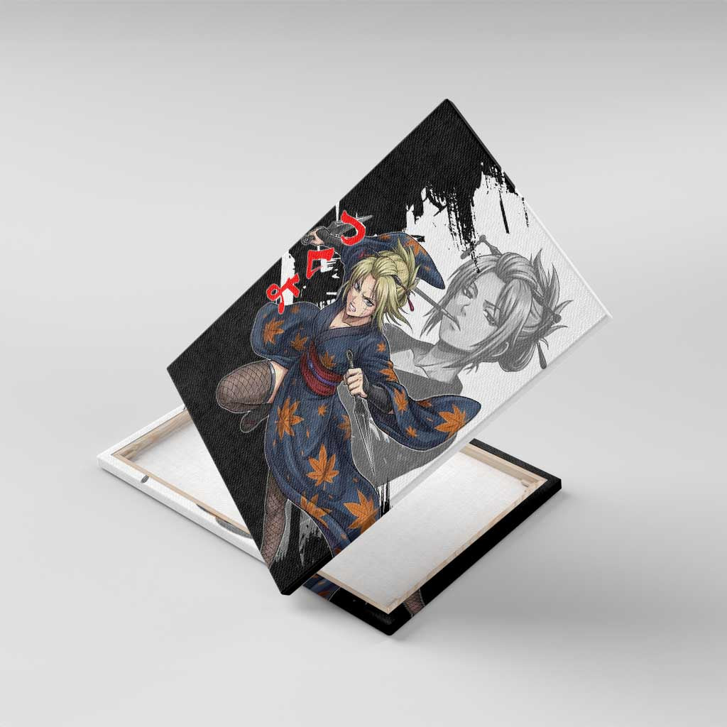 Tsukuyo Canvas Wall Art Edo Shinobi Ink Brush Style
