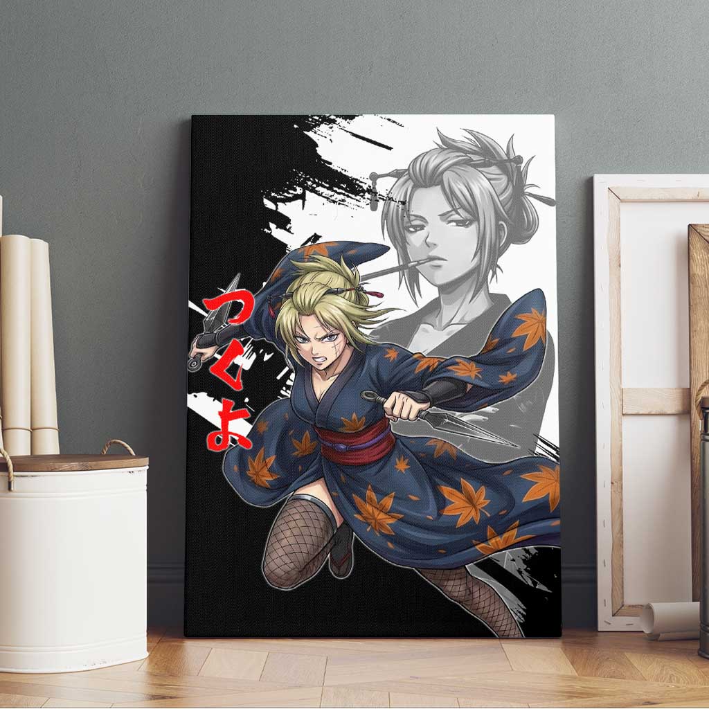 Tsukuyo Canvas Wall Art Edo Shinobi Ink Brush Style