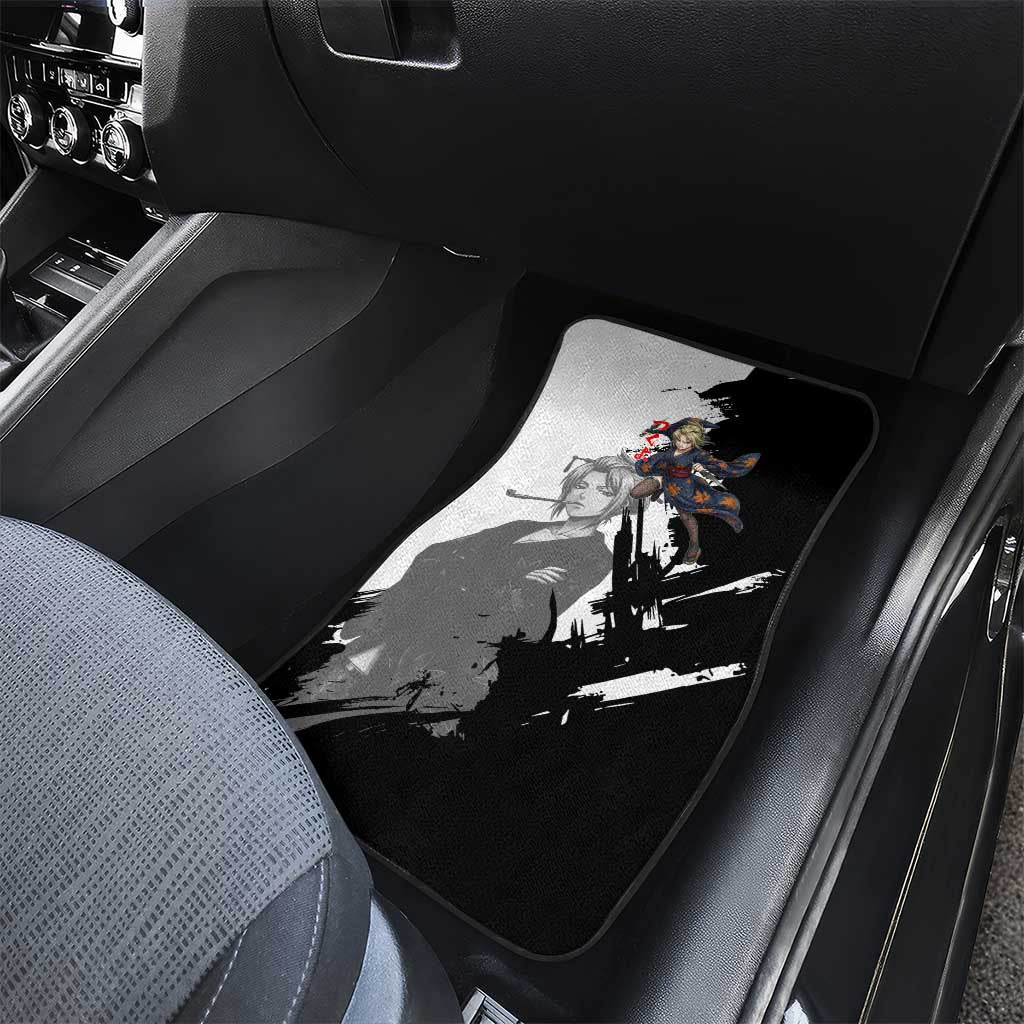 Tsukuyo Car Mats Edo Shinobi Ink Brush Style