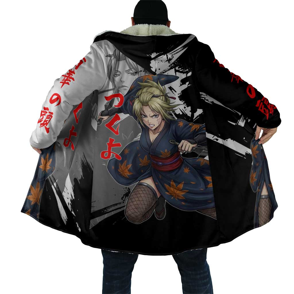 Tsukuyo Cloak Edo Shinobi Ink Brush Style