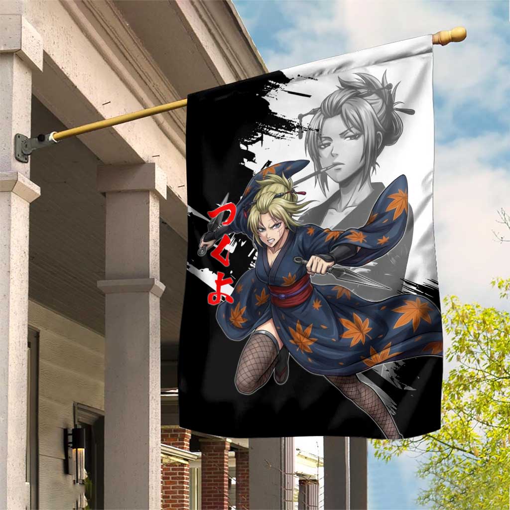 Tsukuyo Garden Flag Edo Shinobi Ink Brush Style