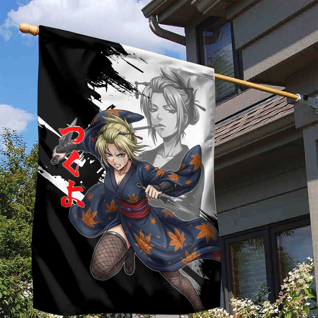 Tsukuyo Garden Flag Edo Shinobi Ink Brush Style