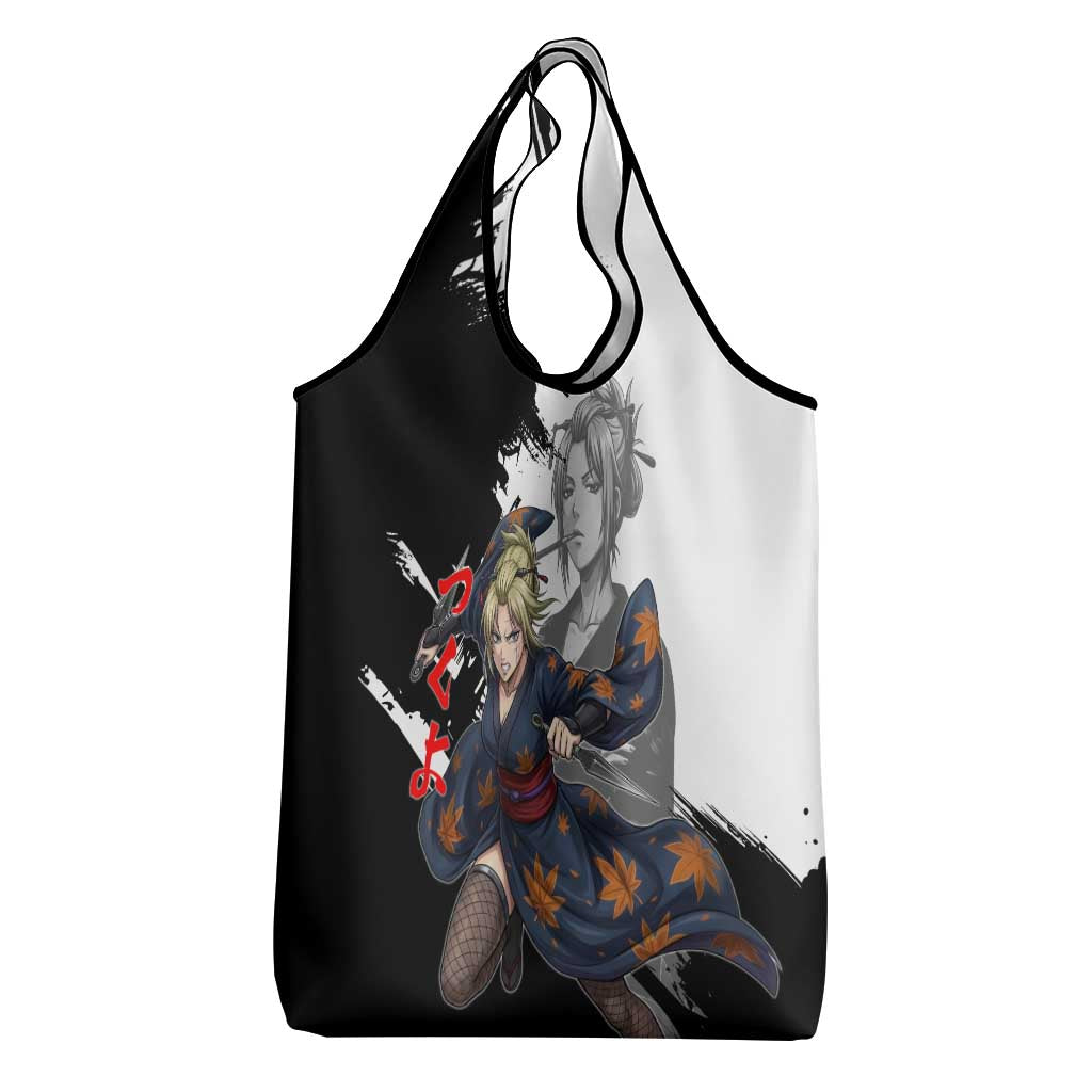 Tsukuyo Grocery Bag Edo Shinobi Ink Brush Style