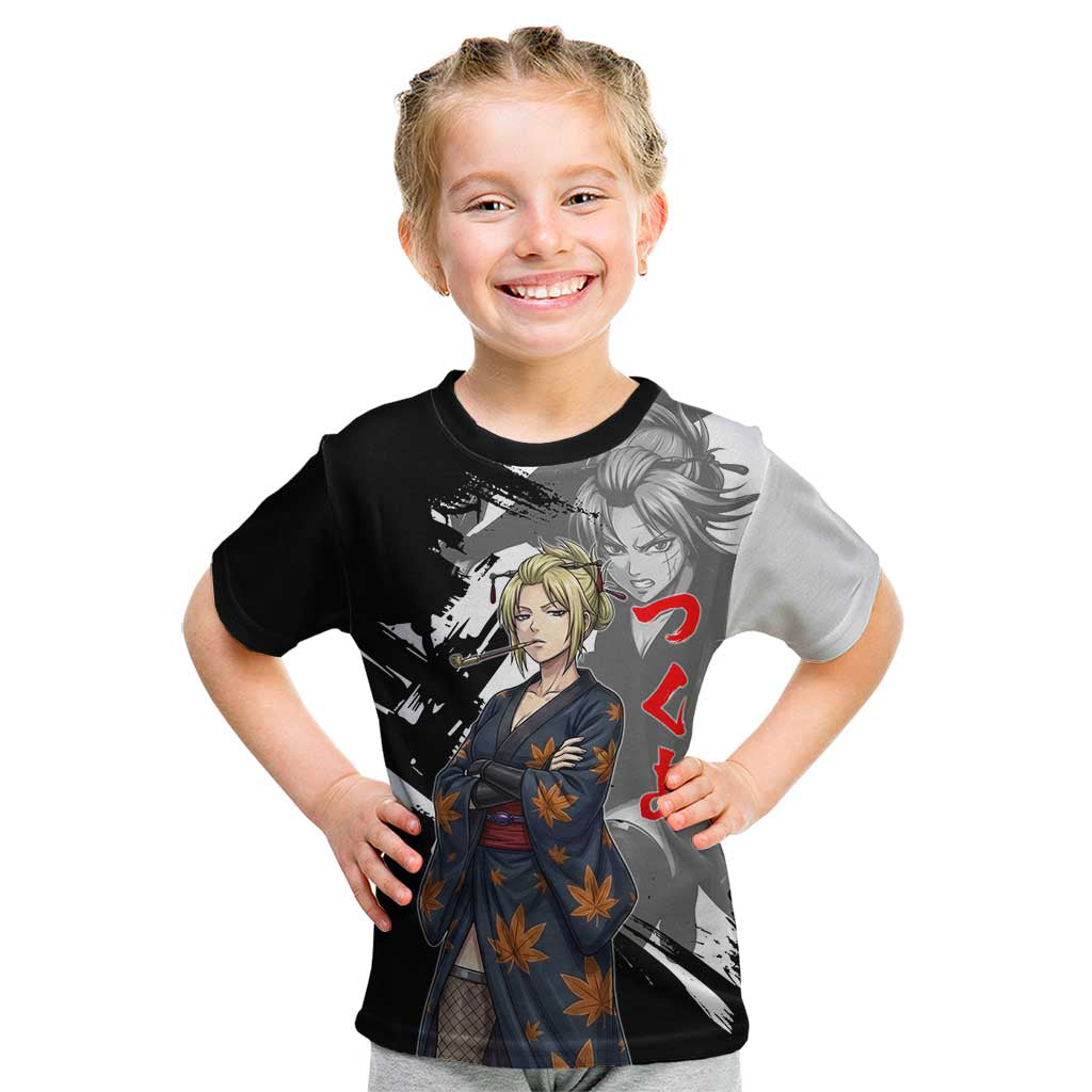 Tsukuyo Kid T Shirt Edo Shinobi Ink Brush Style